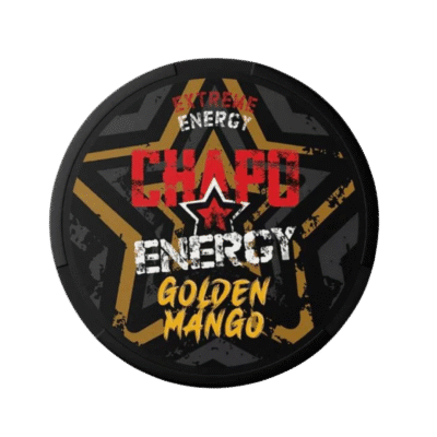 CHAPO ENERGY – Golden Mango  [75mg/pouch - 0.5mg/g]