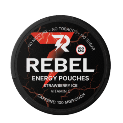 REBEL ENERGY Strawberry Ice 100mg/caffeine