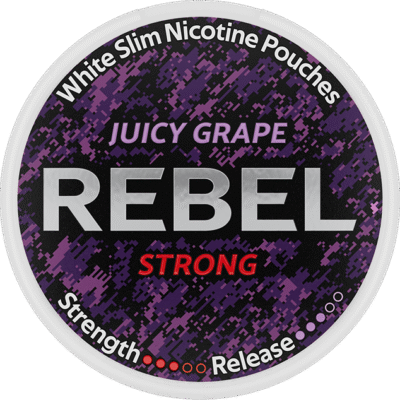 Rebel Juicy Grape Strong [9.6mg/pouch - 16mg/g]